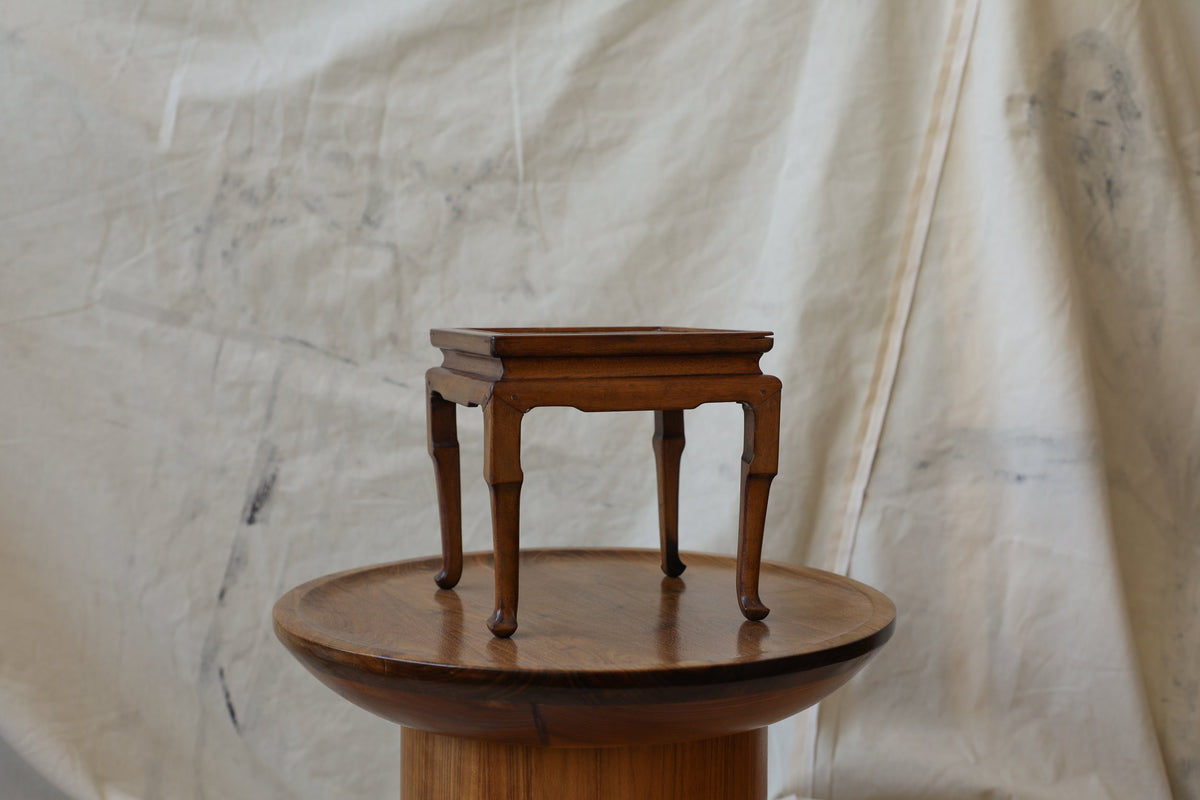 Vintage Small Wooden Tabletop Display Stand