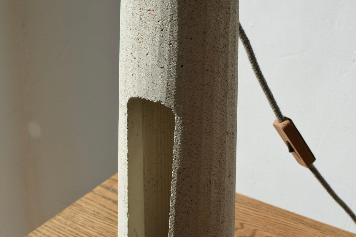 Alba 17" Concrete Lamp by James Haywood
