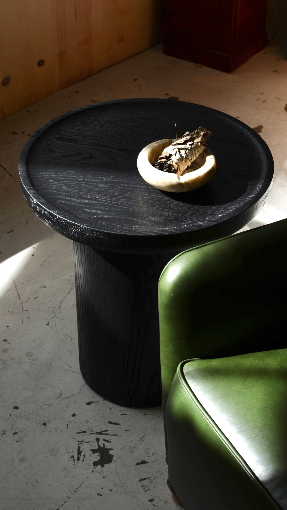 Findley Round Tall Side Table