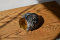 Vintage Glass Heart Sculpture, Large