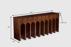 Arcade Console Drawer 72", in Wood