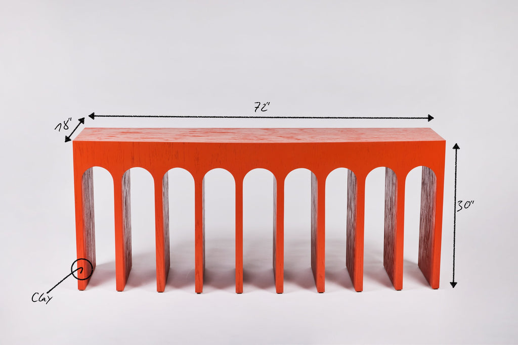 Arcade Console 72" in Lacquer