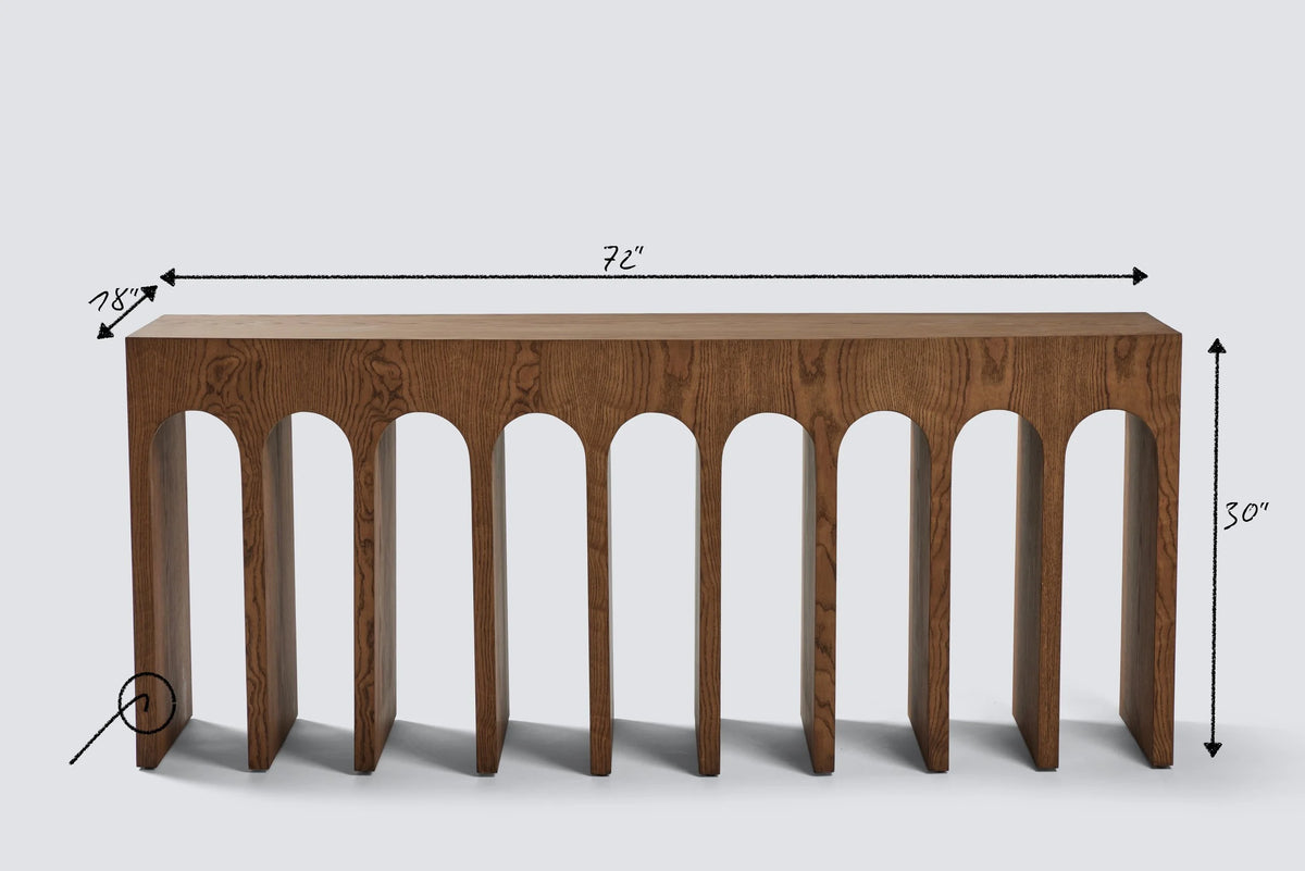 Arcade Console 72" in Wood