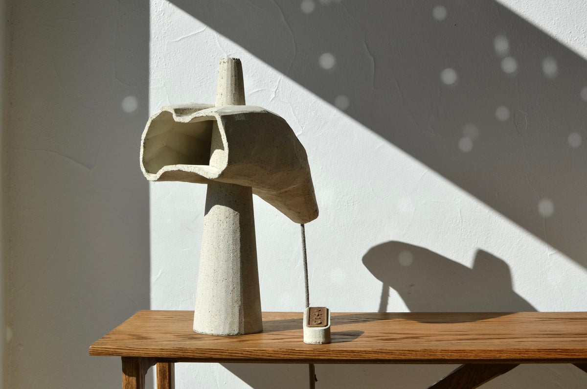 Satellites 22.5" Concrete Lamp by James Haywood