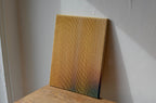 Wool and Mixed Media on Burlap by Groter Walpius (Yellow)