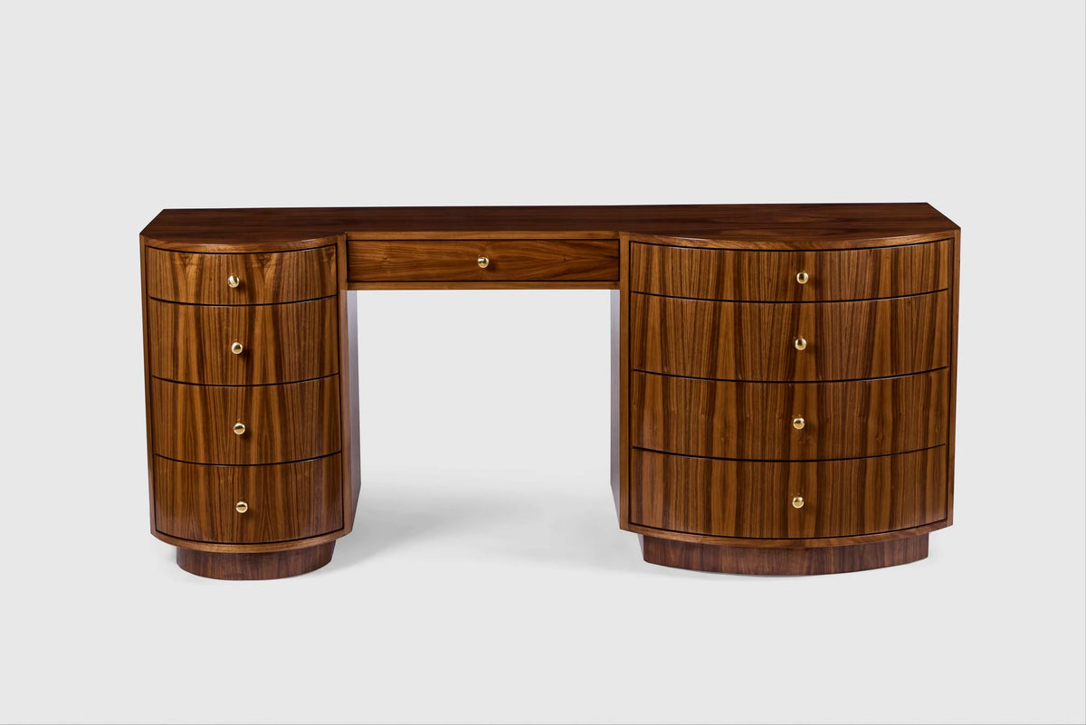 Muse Vanity, Gloss Walnut