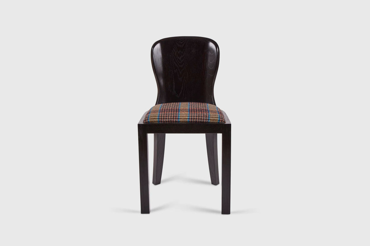 Carl Dining Chair, Plaid