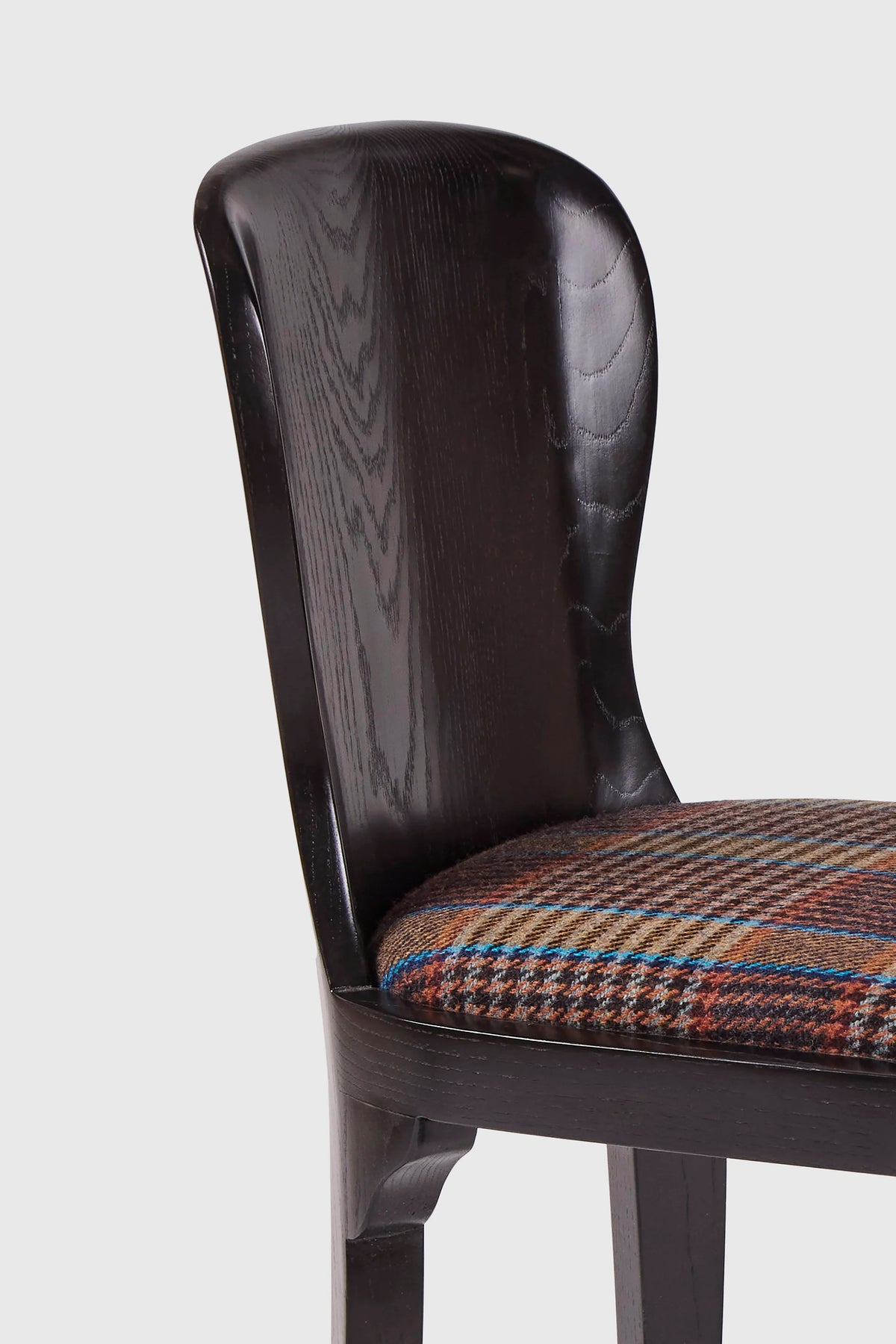 Carl Dining Chair, Plaid