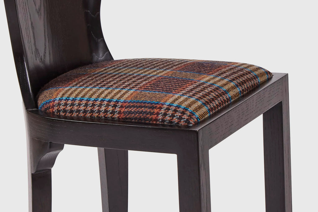 Carl Dining Chair, Plaid