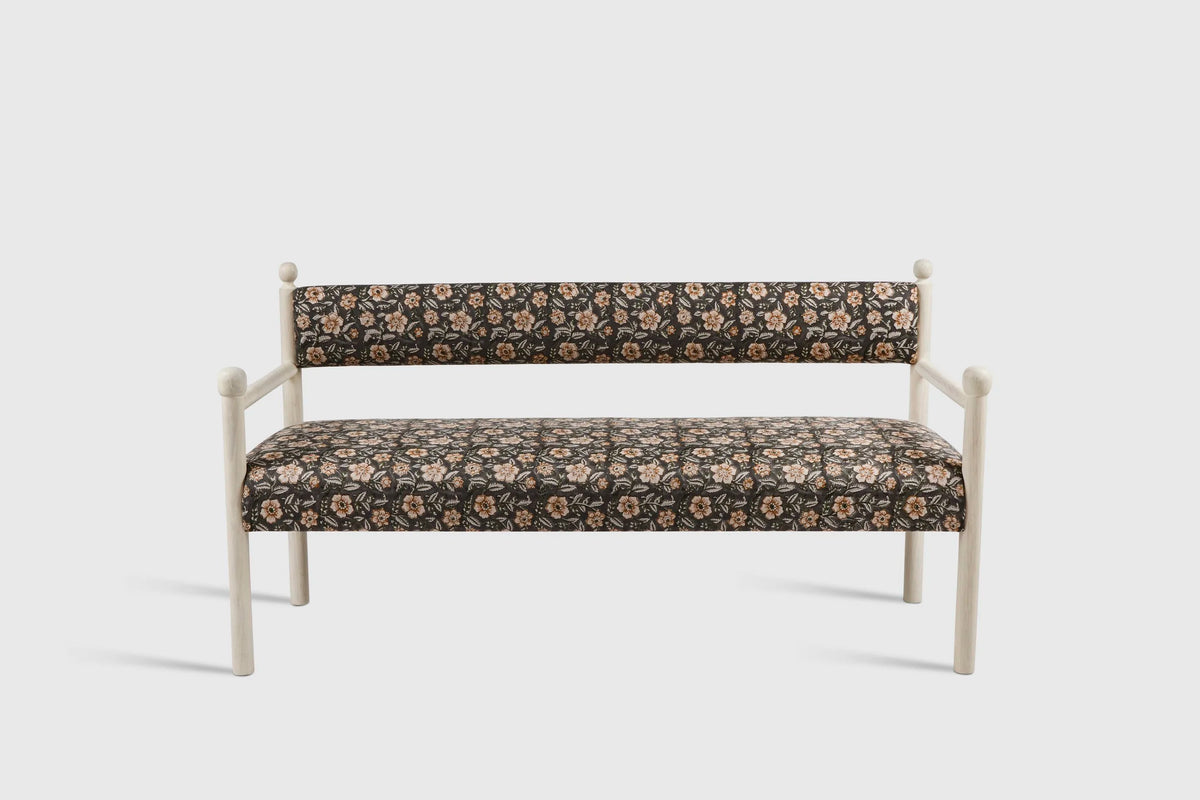 Sydney Bench 63", Block Print Floral