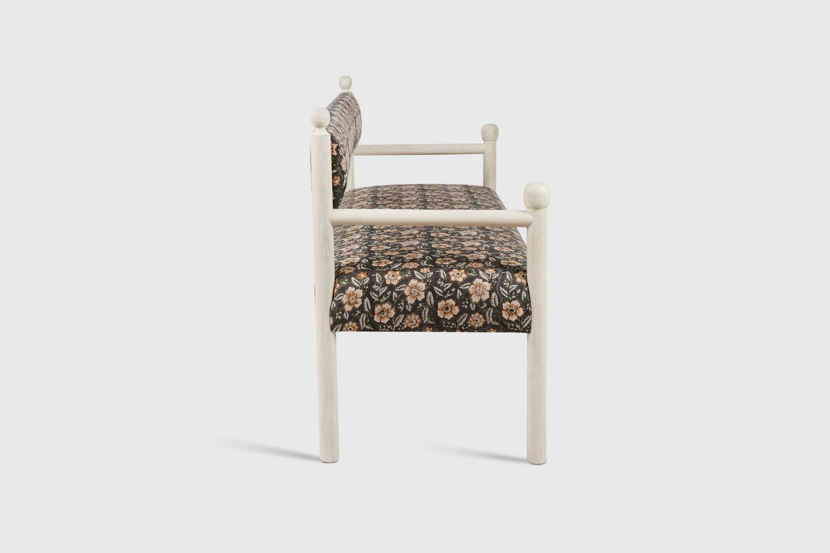 Sydney Bench 63", Block Print Floral
