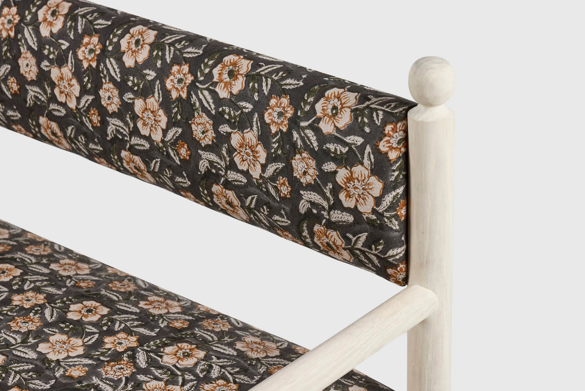 Sydney Bench 63", Block Print Floral