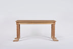 Lupa Console 60", Light-Fumed Oak