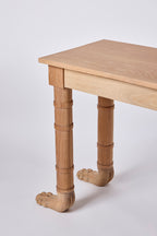 Lupa Console 60", Light-Fumed Oak
