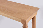 Lupa Console 60", Light-Fumed Oak