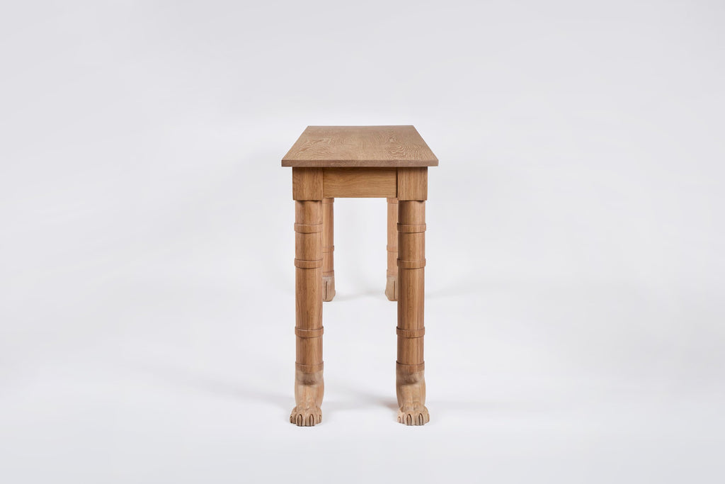 Lupa Console 60", Light-Fumed Oak