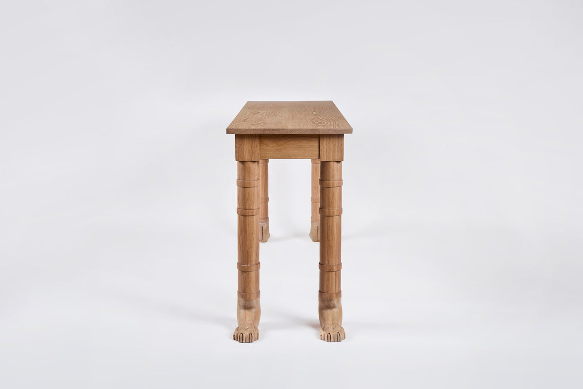 Lupa Console 60", Light-Fumed Oak