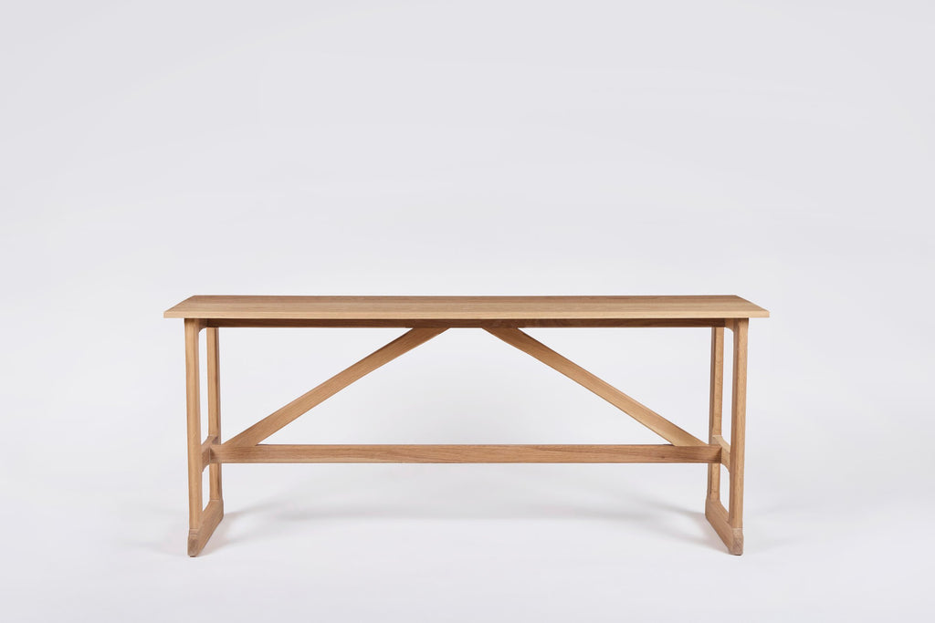 West Large Trestle Console 72" in Wood