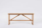 West Large Trestle Console 72" in Wood