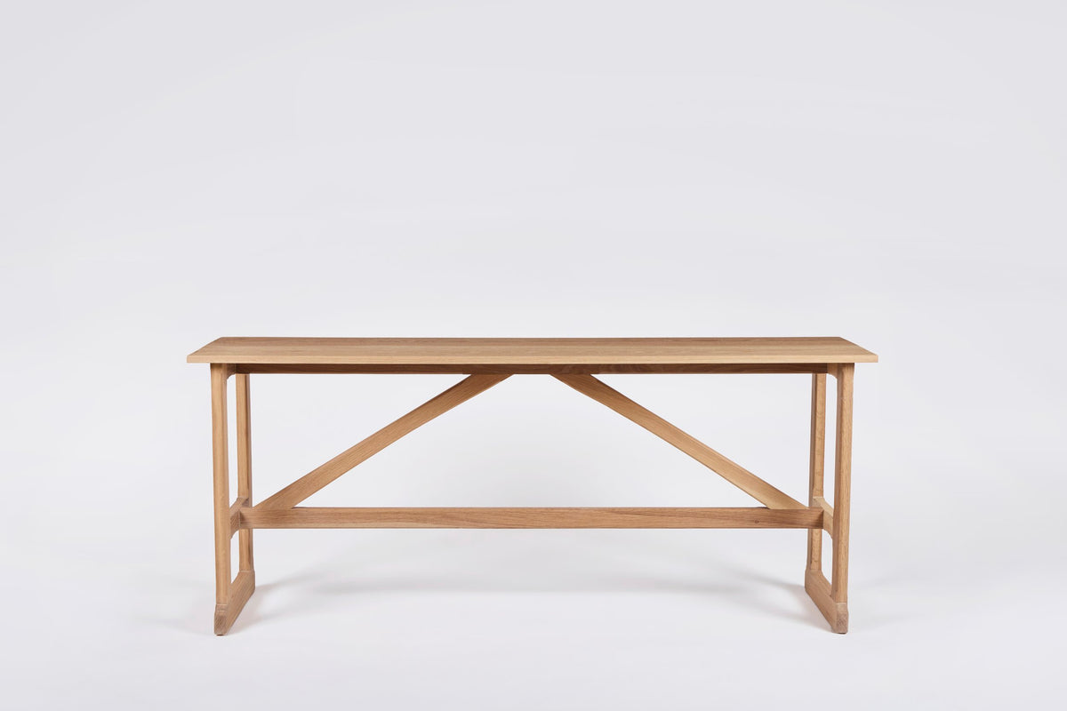West Large Trestle Console 72" in Wood