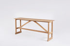West Large Trestle Console 72" in Wood