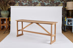 West Large Trestle Console 72" in Wood