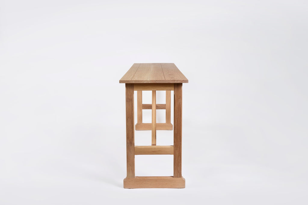 West Large Trestle Console 72" in Wood