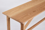 West Large Trestle Console 72" in Wood