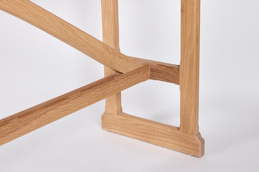 West Large Trestle Console 72" in Wood