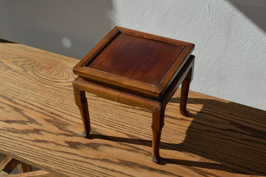 Vintage Small Wooden Tabletop Display Stand
