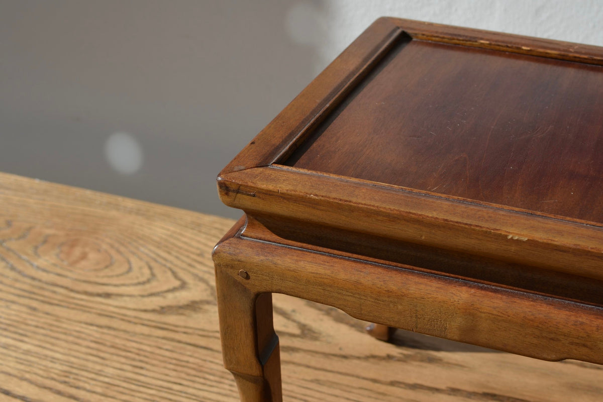 Vintage Small Wooden Tabletop Display Stand