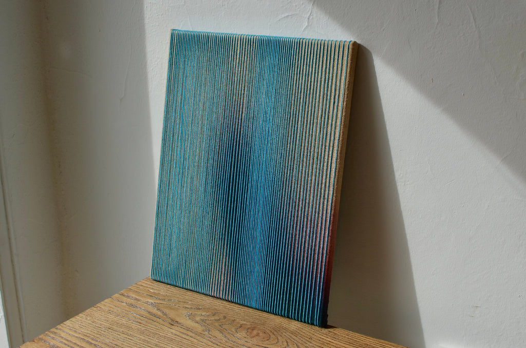Wool and Mixed Media on Burlap by Groter Walpius