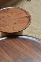 Findley Round Tall Side Table Wood