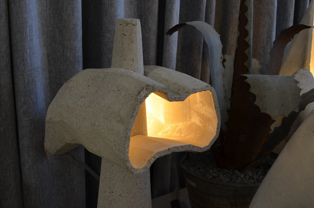 Satellites 22.5" Concrete Lamp by James Haywood