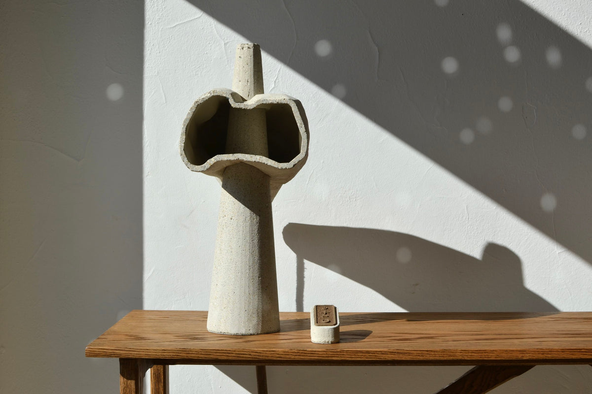 Satellites 22.5" Concrete Lamp by James Haywood