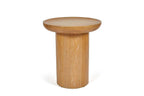 Findley Round Tall Side Table Wood