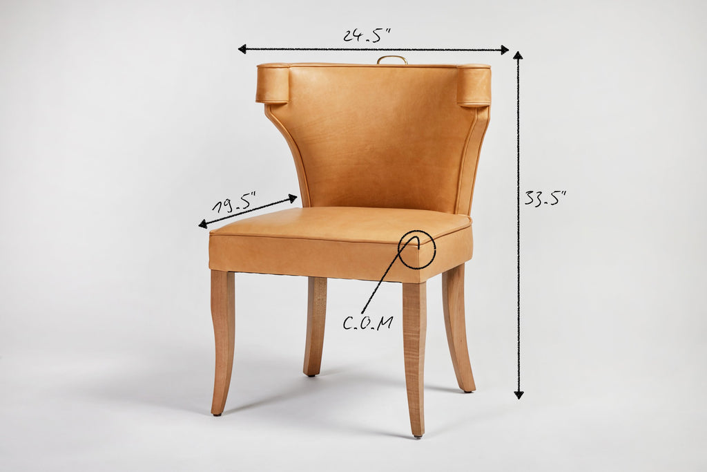 Hale Dining Chair, Nailhead Trim