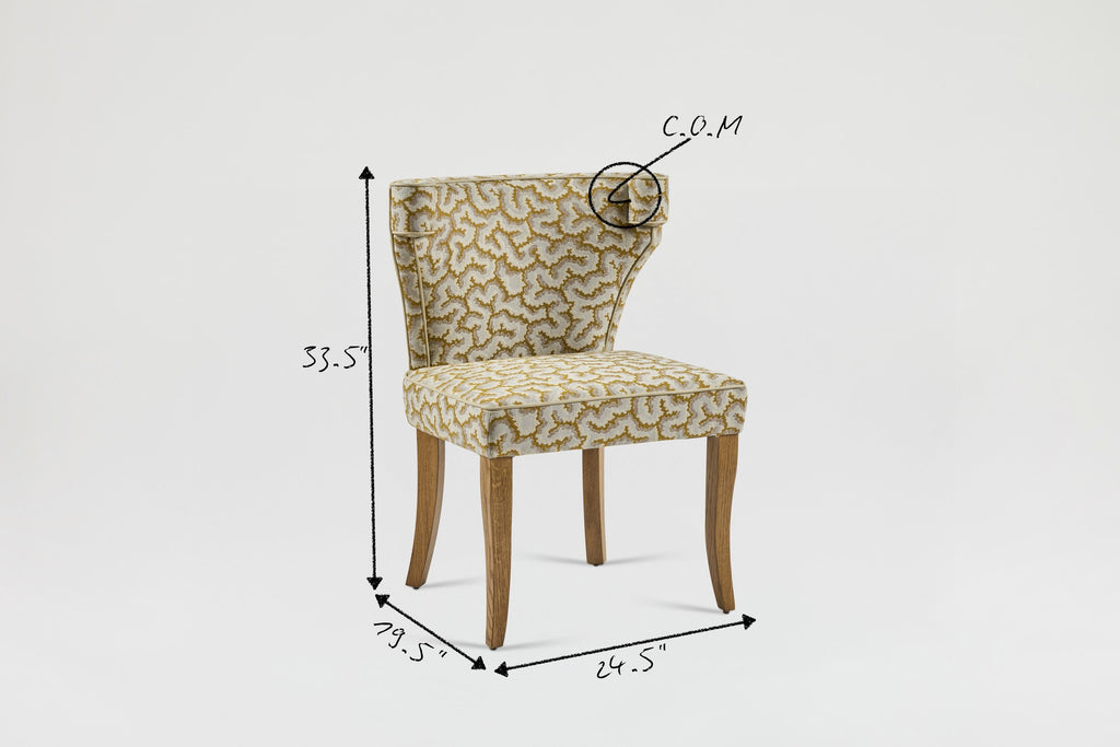 Hale Dining Chair, Nailhead Trim