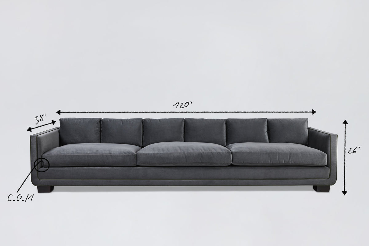 Harrison Low Sofa 120", Loose