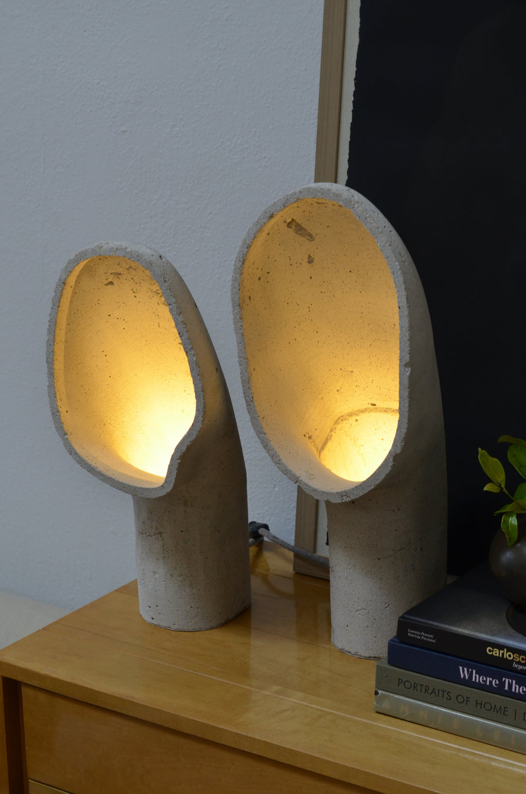 Hoxton 22" Concrete Lamp by James Haywood