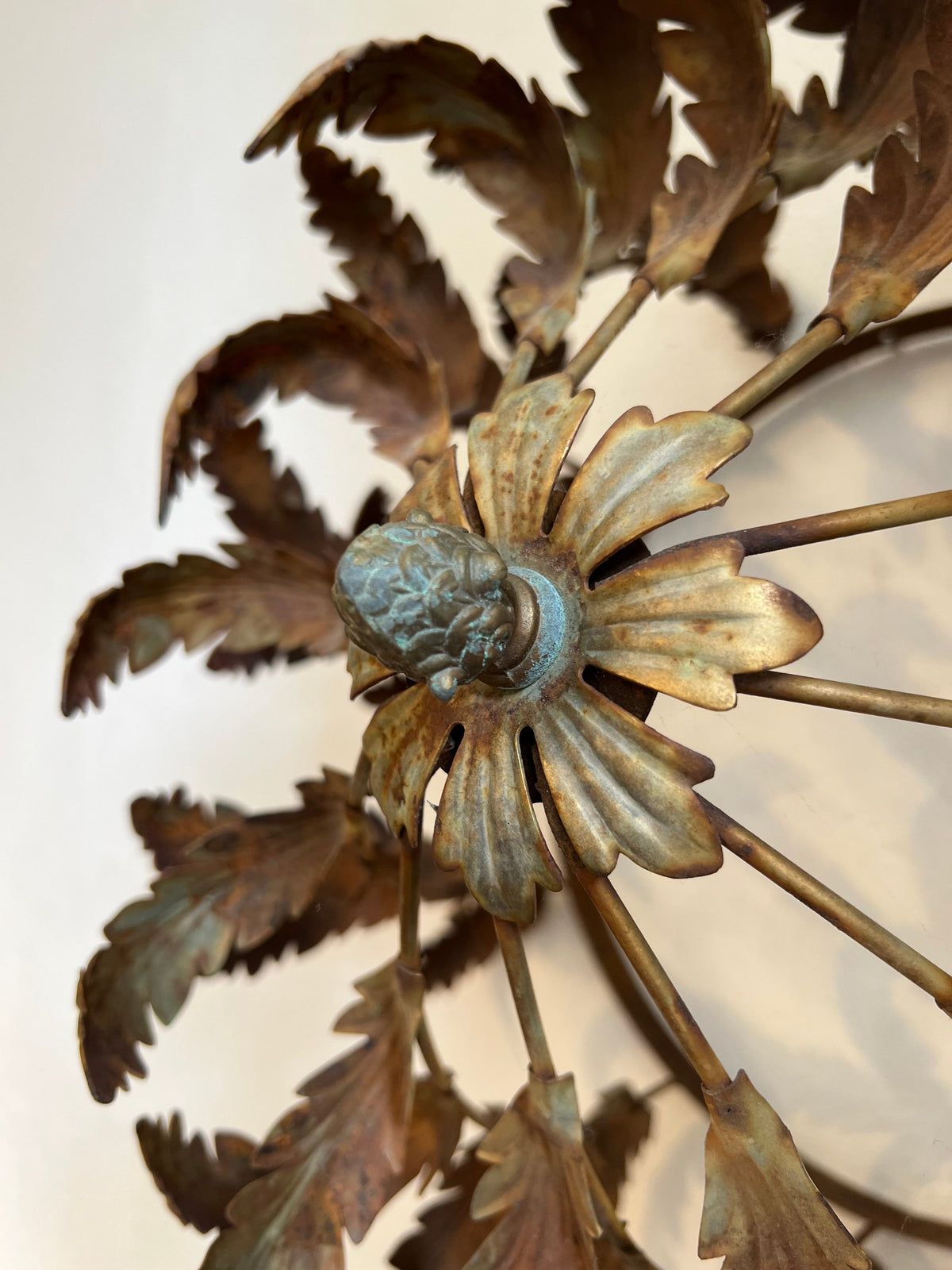 Vintage Weathered Chandelier Frame