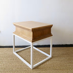 Frieze Side Table, Scrubbed Oak Prototype