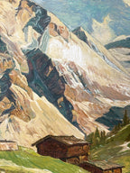 Church on The Mountain Top Painting