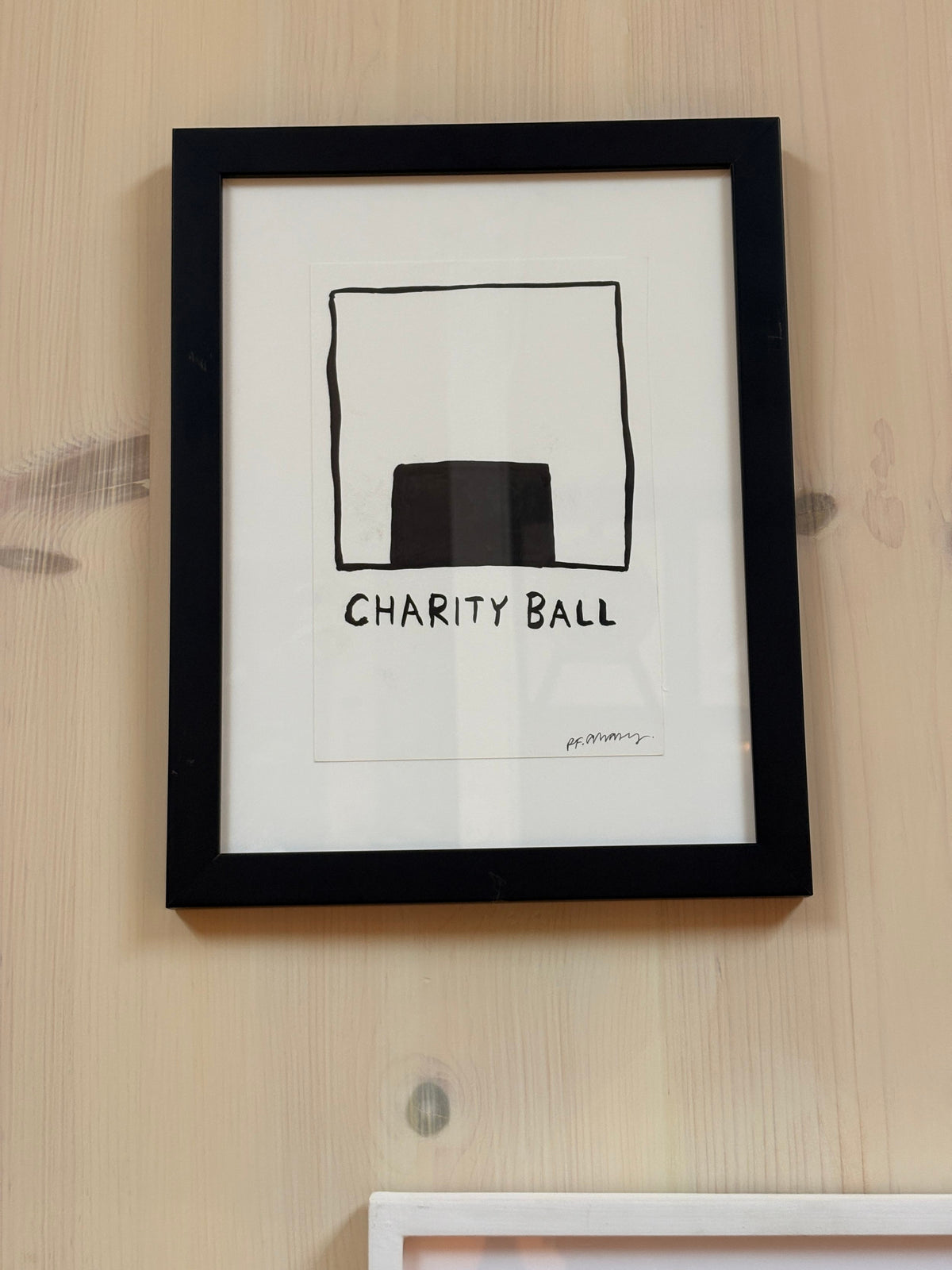 Charity Ball, Ink on Paper