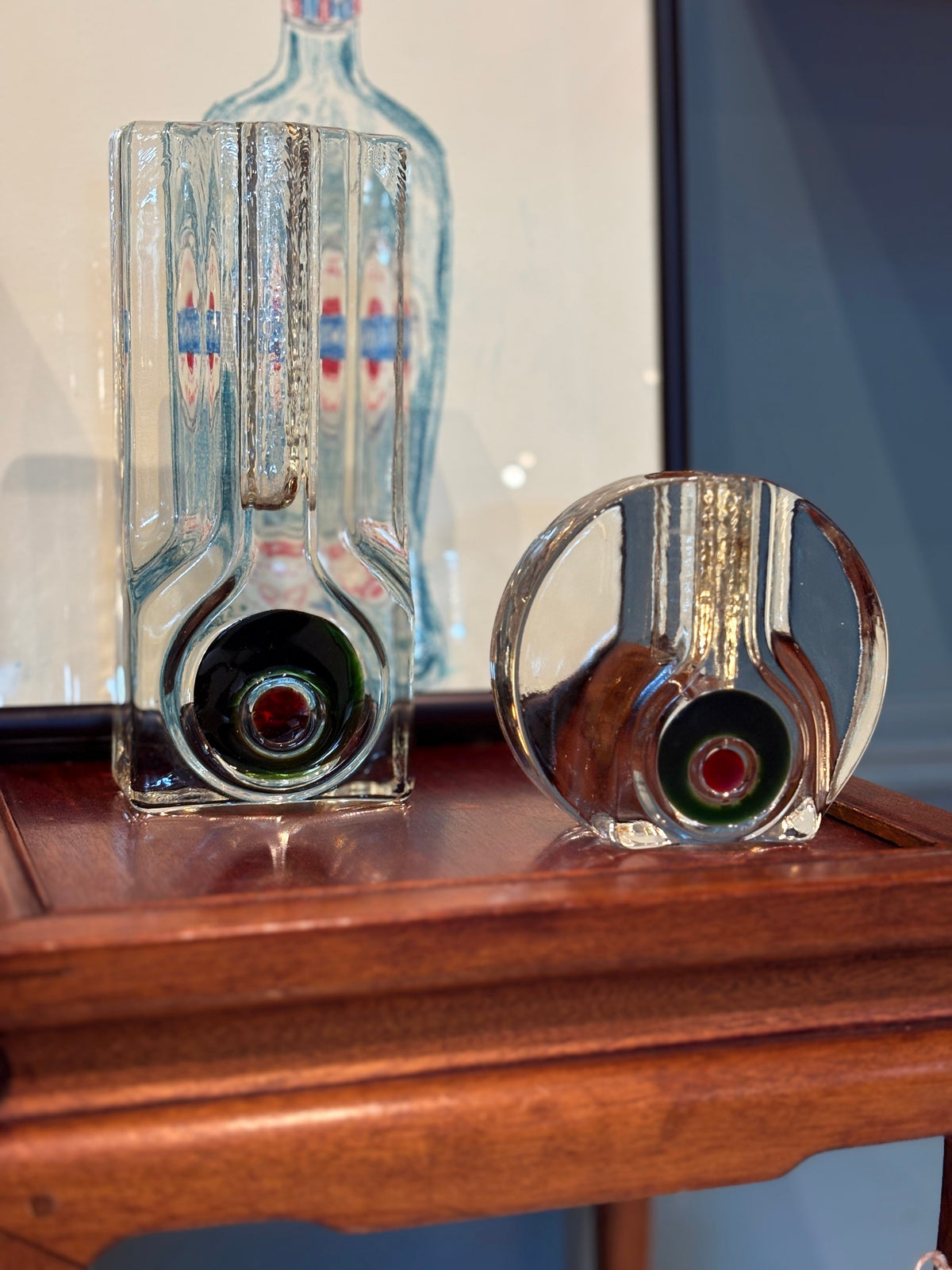 Green Olive Vases