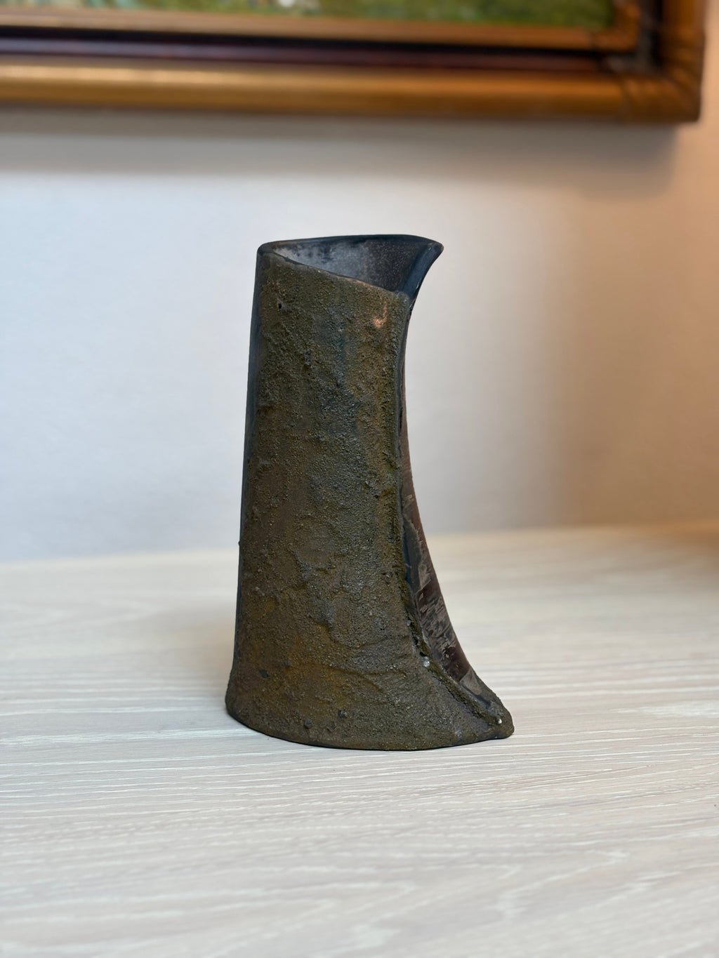 Rough Smooth Clay Vase