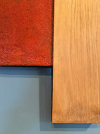 Mixed Media on Canvas and Wood by Lee Waisler (c. 1993)