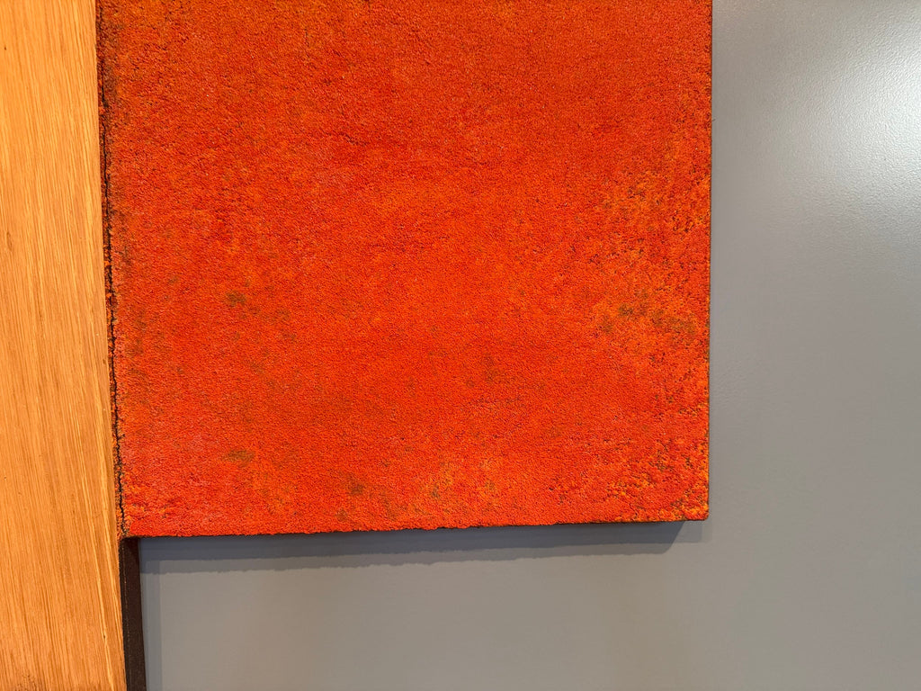 Mixed Media on Canvas and Wood by Lee Waisler (c. 1993)