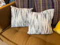 Cream and Black Textured Pillow