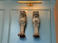 Lion Fireplace Columns